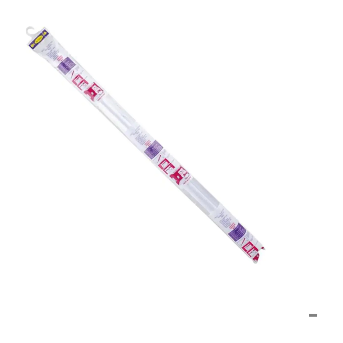 Cortinero metálico color blanco extensible para baño MR (140-260 cm)