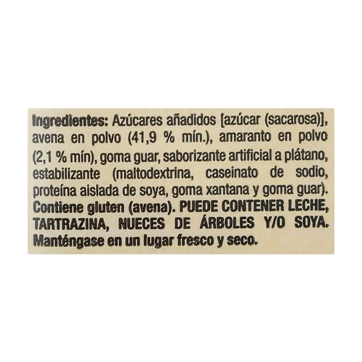 Avena para licuado instantáneo sabor plátano Great Value (200 g / 7.05 oz) - Thumbnail 2