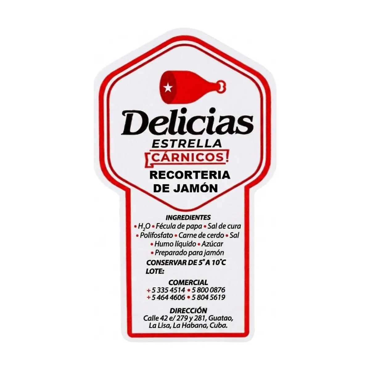 Recortería de jamón Delicias Estrella (250 g / 8.82 oz) - Thumbnail 2