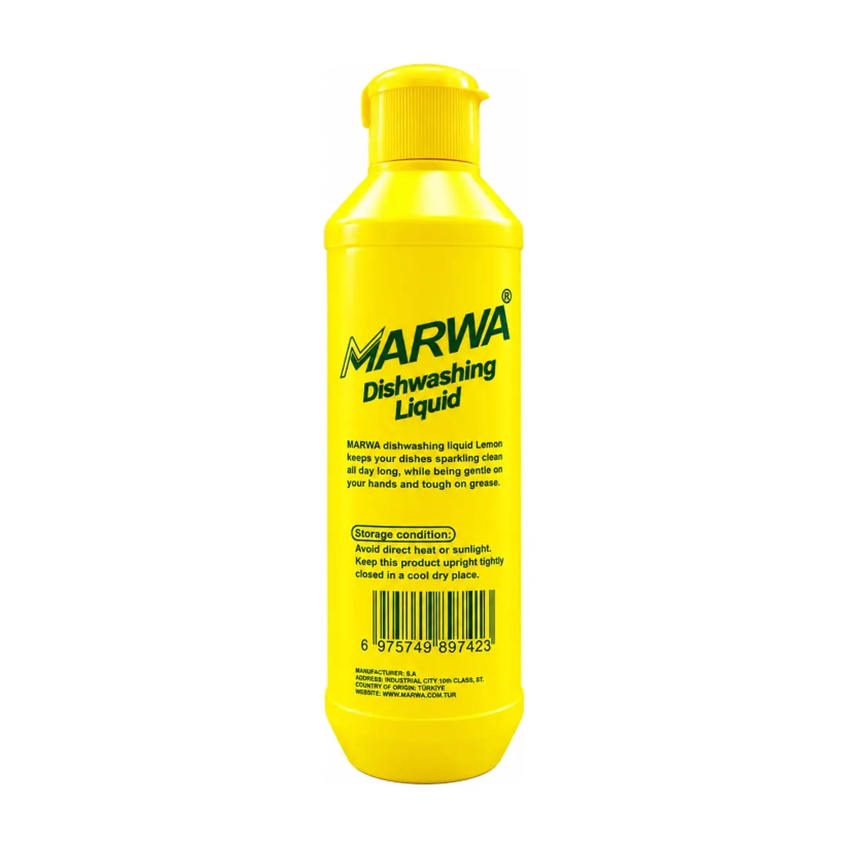 Lavavajillas líquido con aroma de limón MARWA (300 g / 10.5 oz) - Miniatura 2
