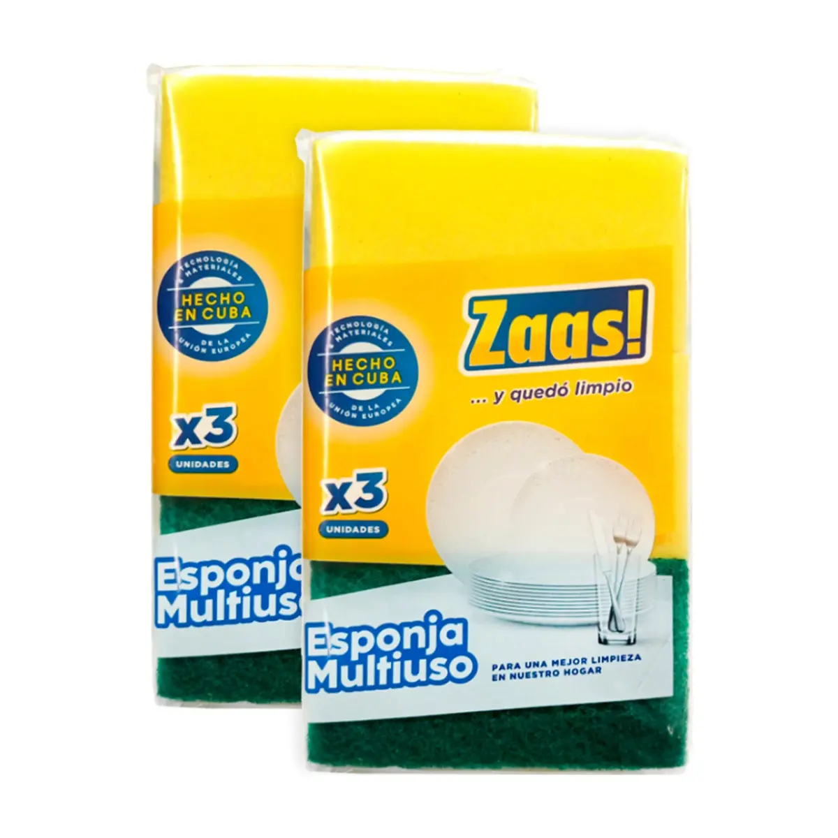 Esponja multiuso Zaas! (2 x 3 U)