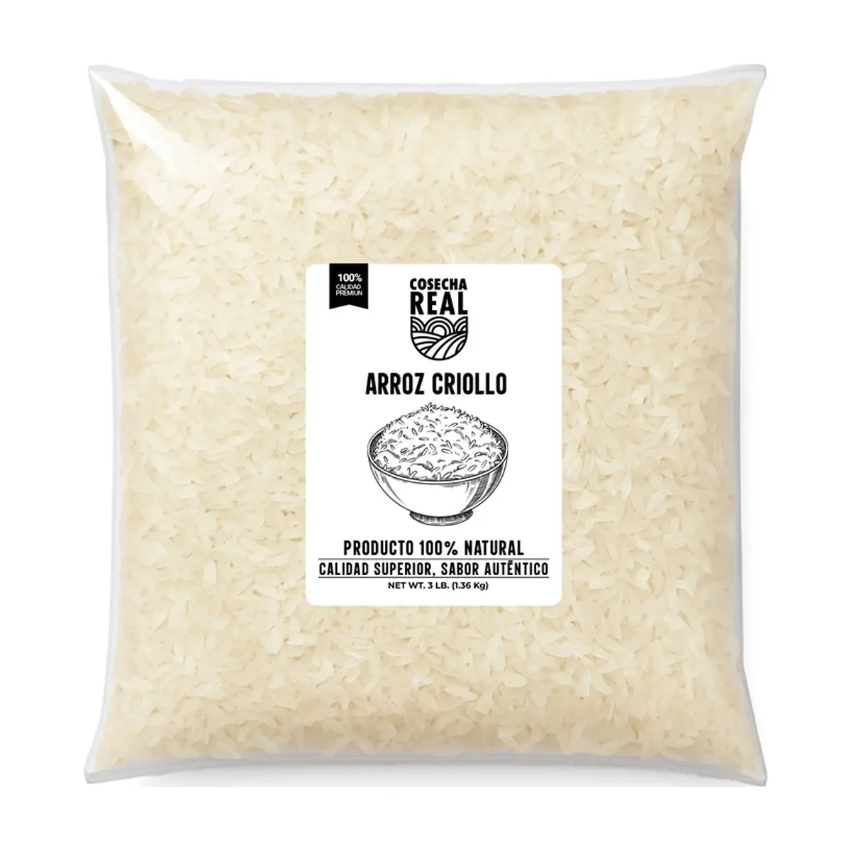 Arroz criollo Cosecha Real (1.36 kg / 3 lb)