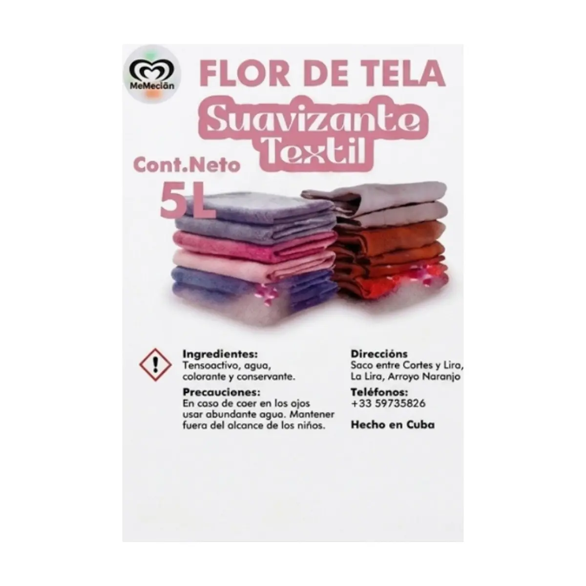 Suavizante textil Flor de Tela (5 L) - Thumbnail 2