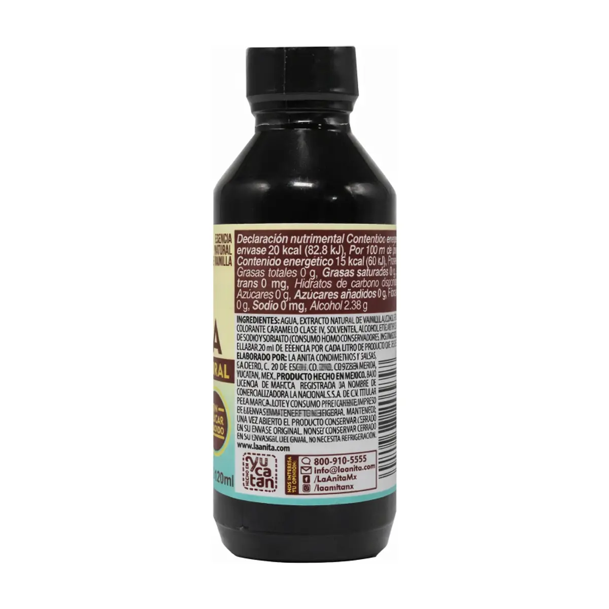 Saborizante natural vainilla La Anita (120 ml / 4.06 fl oz) - Miniatura 6