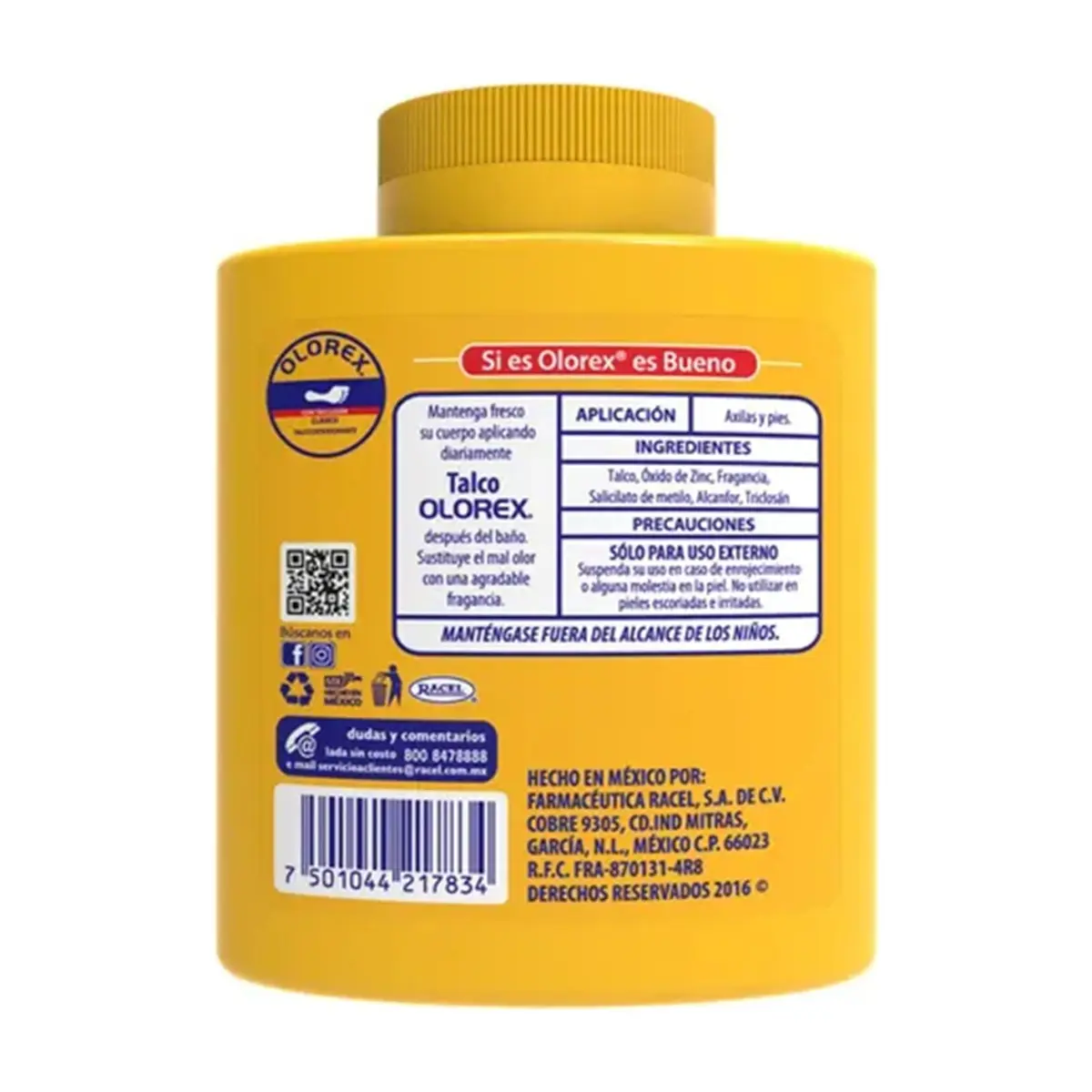 Talco clásico para los pies Olorex (130 g / 4.58 oz) - Thumbnail 4
