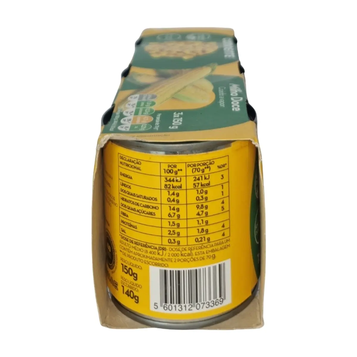 Maíz dulce sin gluten Continente (3 x 150 g / 5.29 oz) - Thumbnail 4