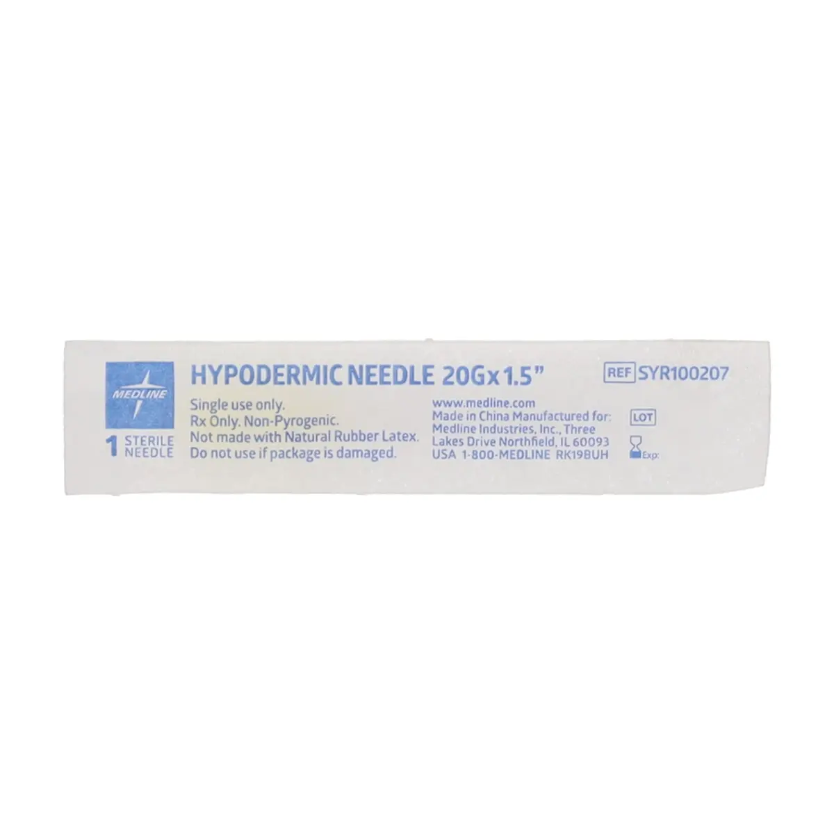 Aguja hipodérmica para inyección 20 g / 1.5" Medline - Thumbnail 8