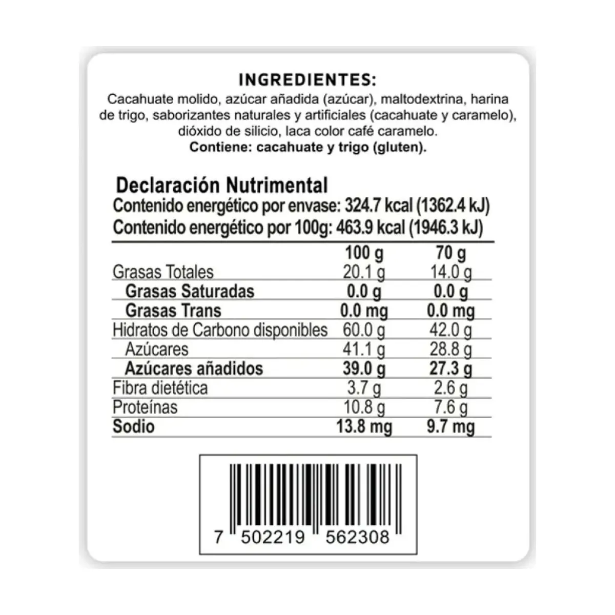 Sazonador con sabor a cacahuate Pragná (70 g / 2.47 oz) - Thumbnail 3
