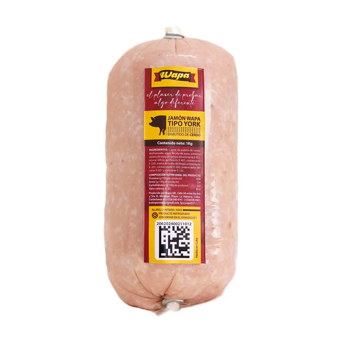 Jamón tipo york Wapa (1 kg / 2.2 lb)