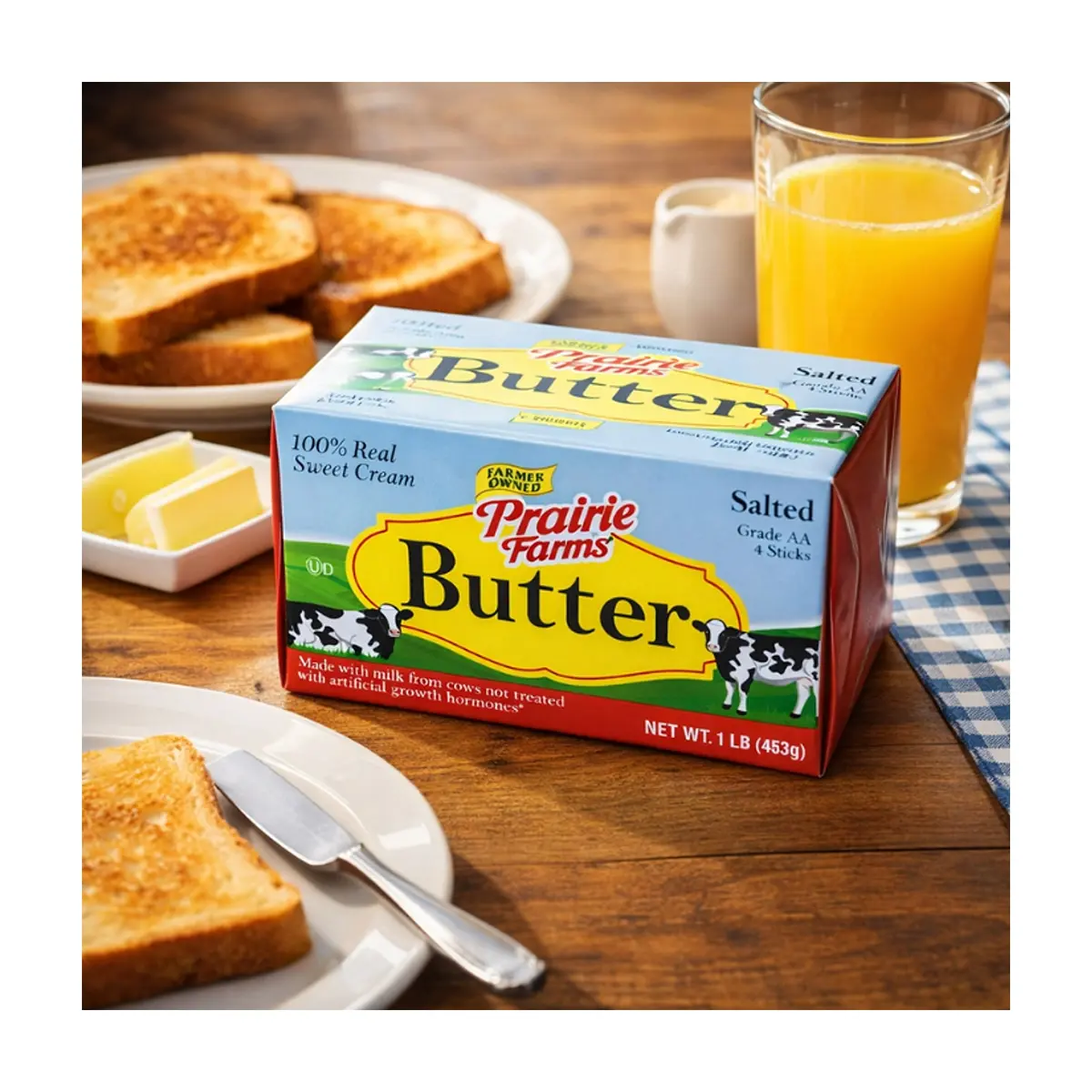 Mantequilla con sal Prairie Farms (453 g / 1 lb) - Thumbnail 4