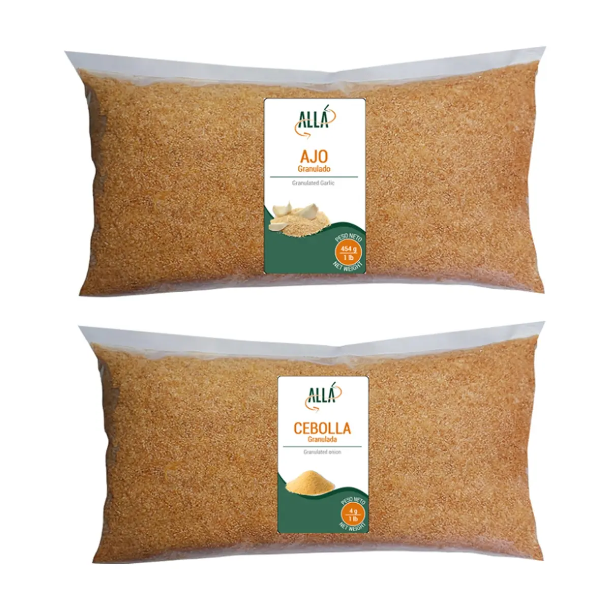 Ajo granulado + Cebolla granulada