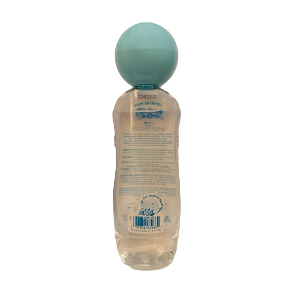 Champú neutro para bebé Ricitos de Oro (250 ml / 8.4 fl.oz) - Thumbnail 4