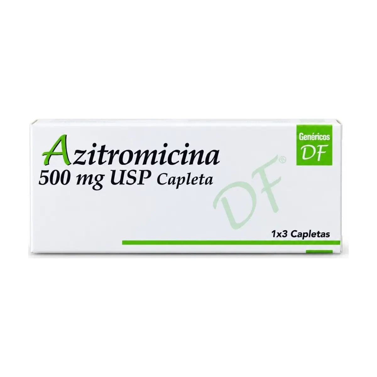 Azitromicina (500mg x 3capletas) DF - Imagen 1