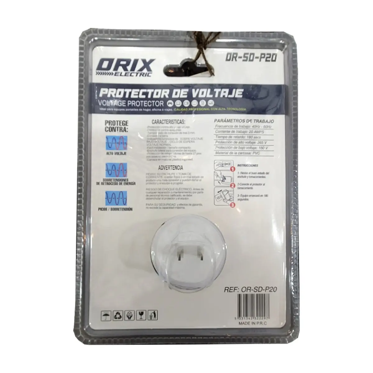 Protector de voltaje de 220 V / 20 A Orix - Thumbnail 3