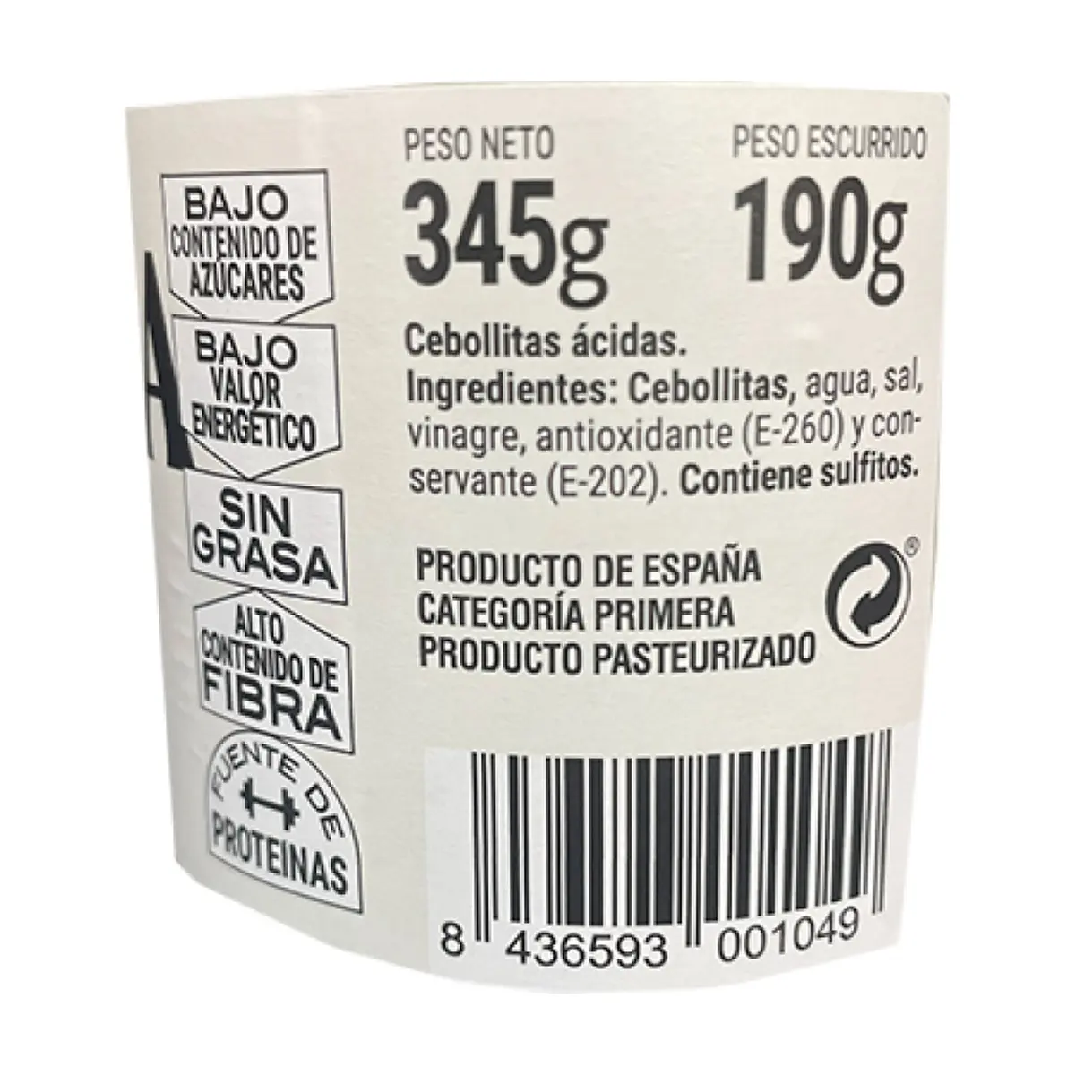 Cebollita en vinagre Maestros Aceituneros (345 g / 12.16 oz) - Miniatura 2