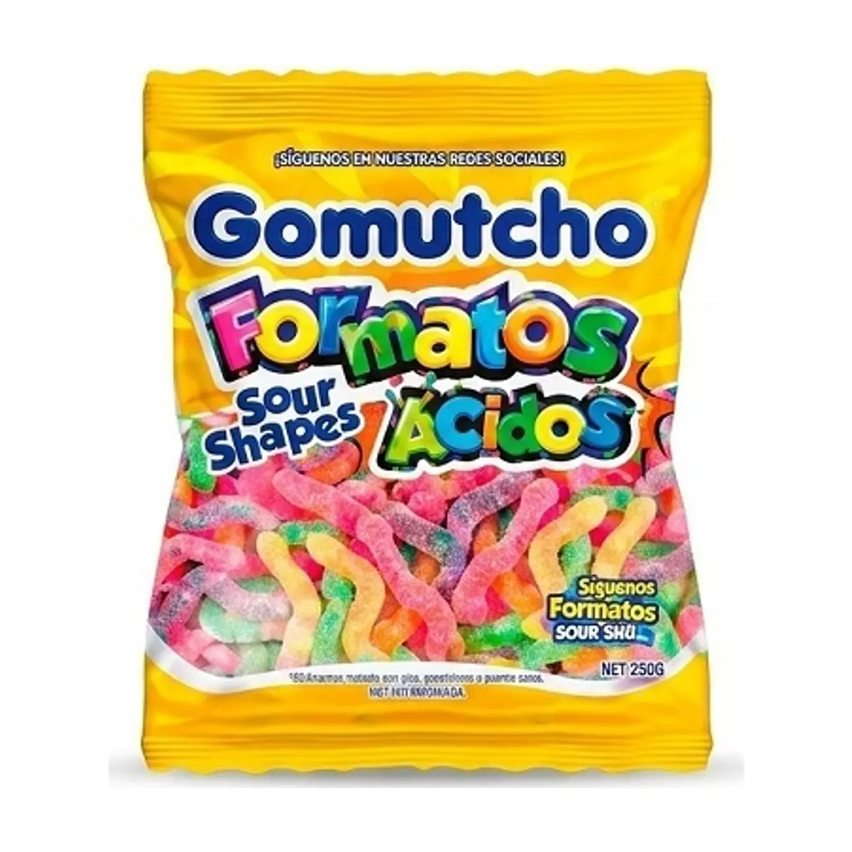 Gomitas Gusanos Ácidos Gomutcho (64g) RICLAN