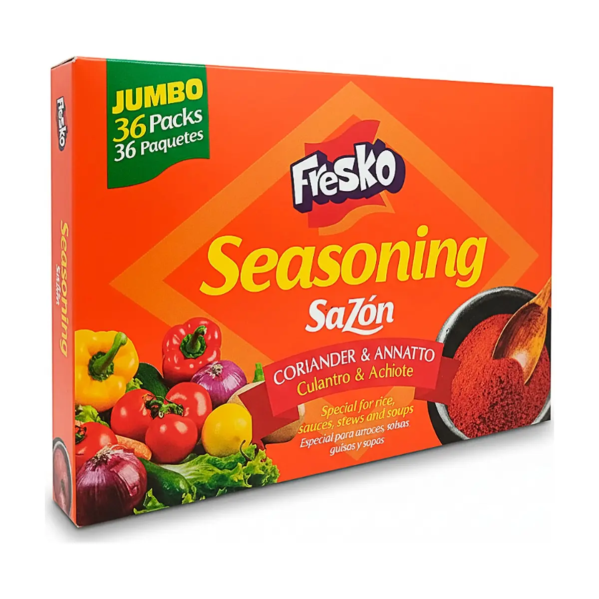 Sazón con culantro y achiote Fresko (180 g / 6.34 oz) - Miniatura 1
