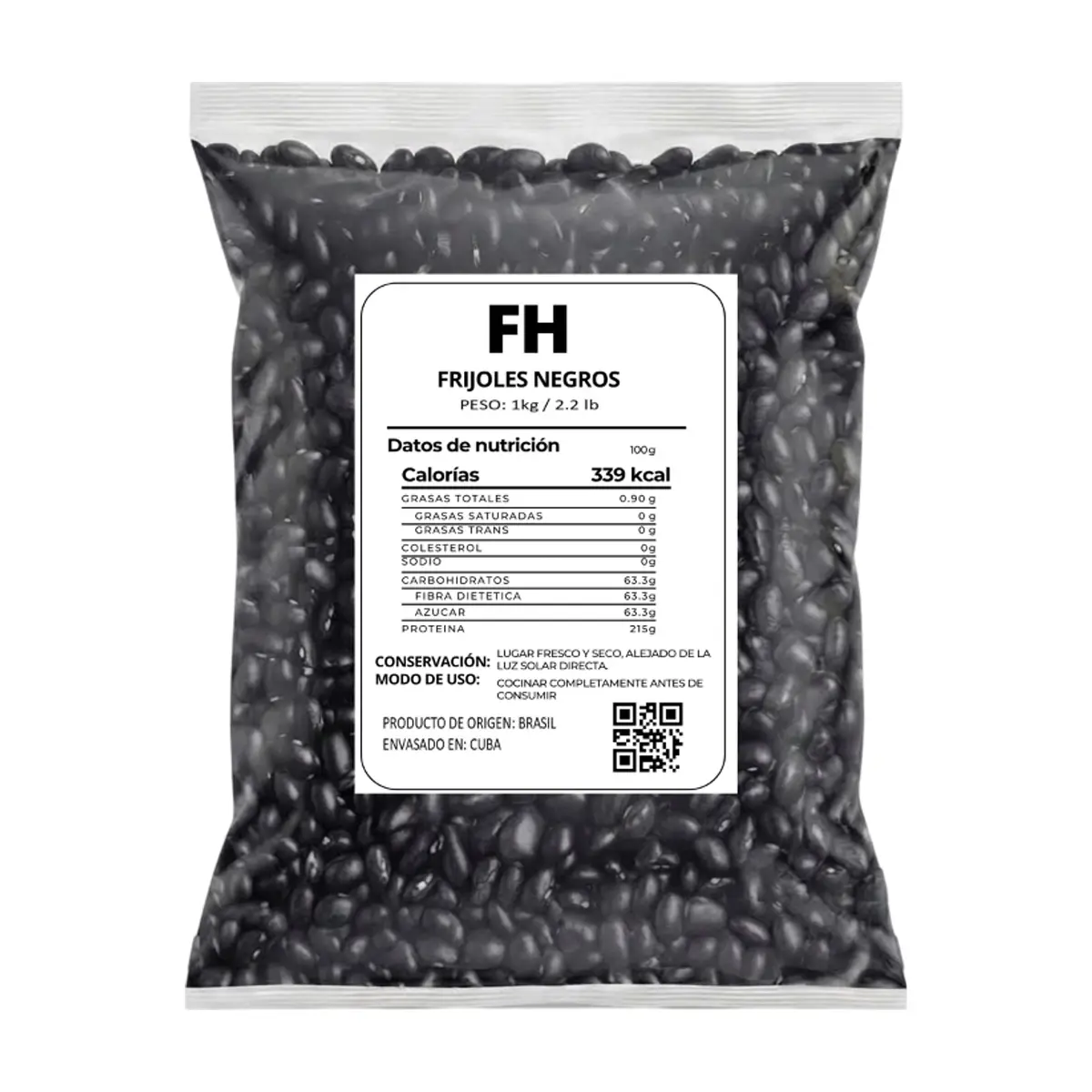 Frijoles negros Fresco Habana (1 kg / 2.2 lb) - Thumbnail 2