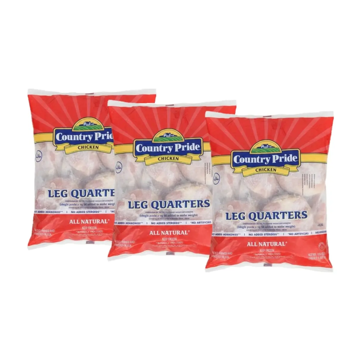 Cuartos traseros pollo Country Pride (3 x 4.54 kg / 10 lb)