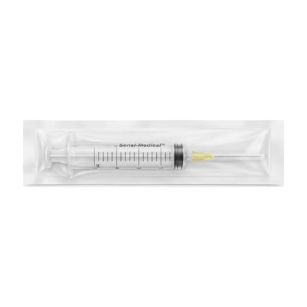 Jeringa de plástico desechable de 20 ml con aguja Sensi Medical - Thumbnail 2