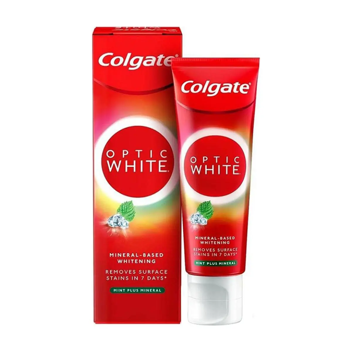 Pasta dental sabor a menta Mint Plus Mineral Optic White Colgate (100 g / 3.52 oz)