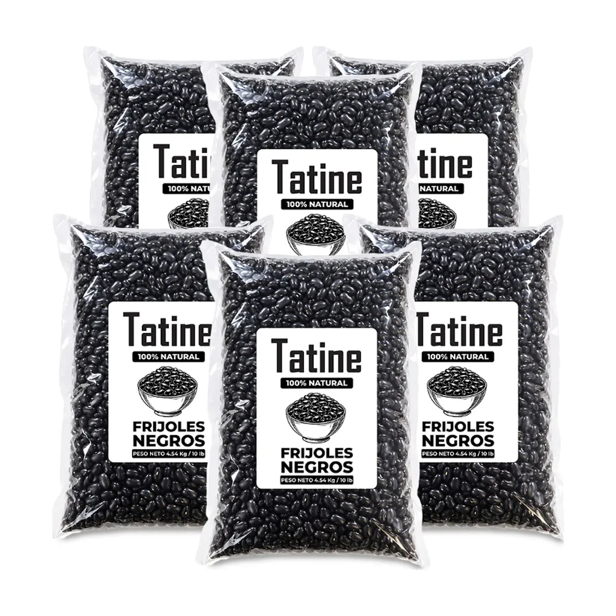 Frijoles negros Tatine (6 x 4.54 kg / 10 lb)