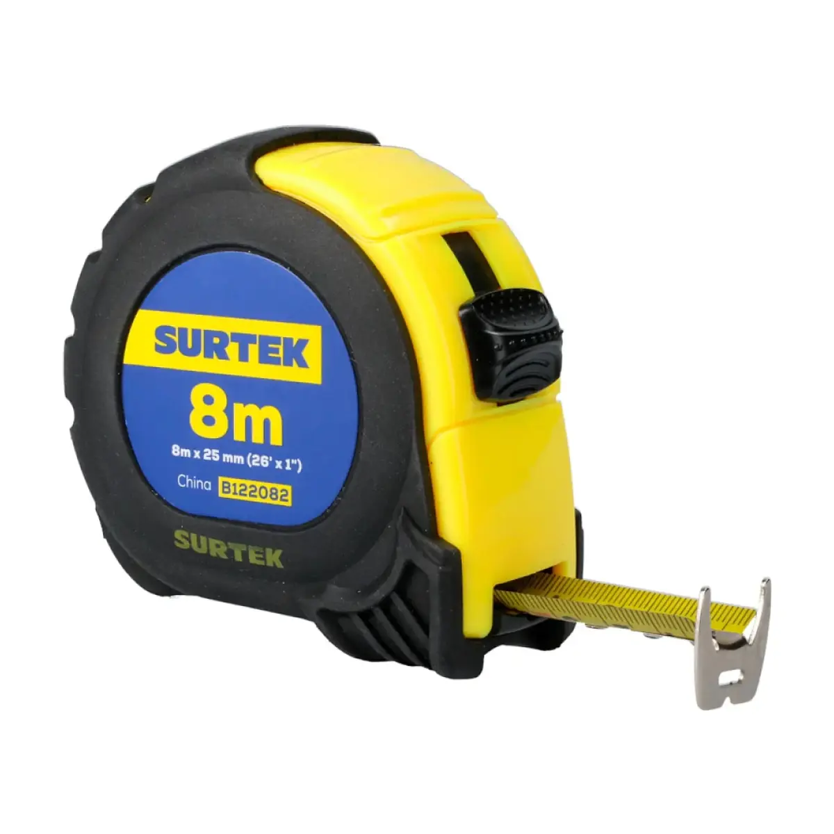 Flexómetro - Cinta métrica - con carcasa anti-impacto de 8 m Surtek B122082