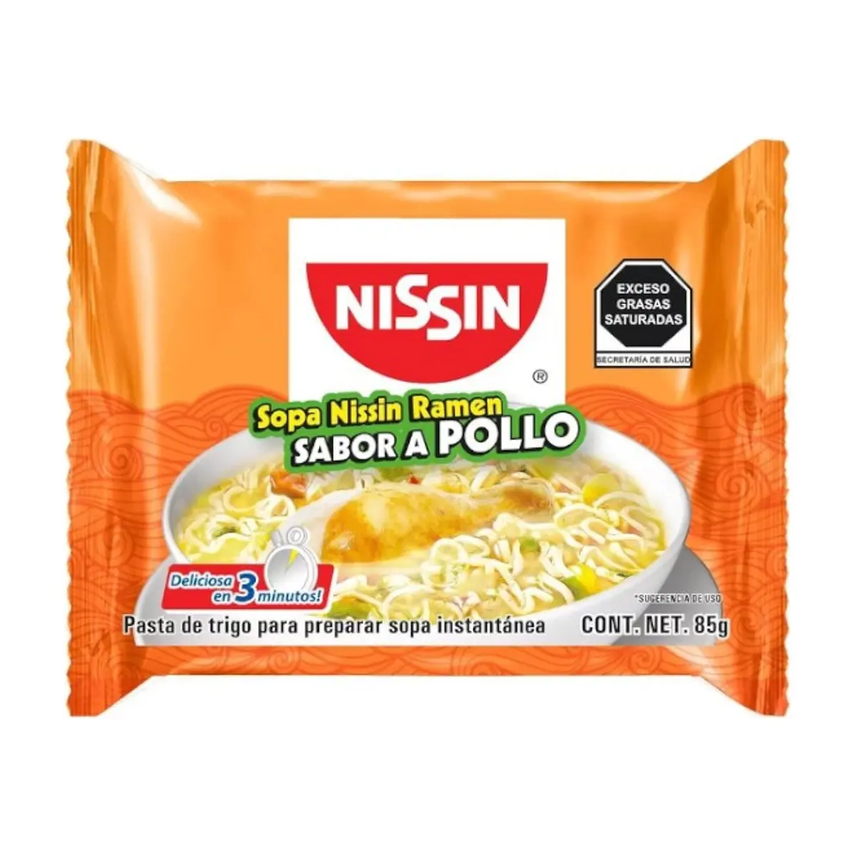 Sopa instantánea sabor a pollo Nissin (85 g / 2.99 oz) - Thumbnail 2