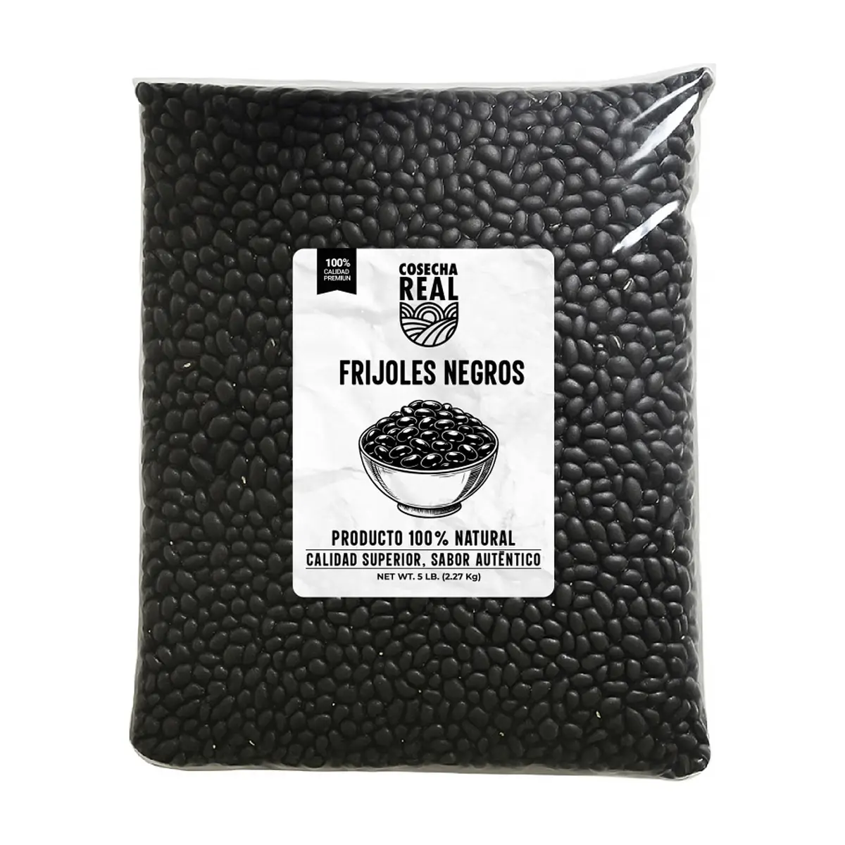 Frijoles negros Cosecha Real (2.27 kg / 5 lb)