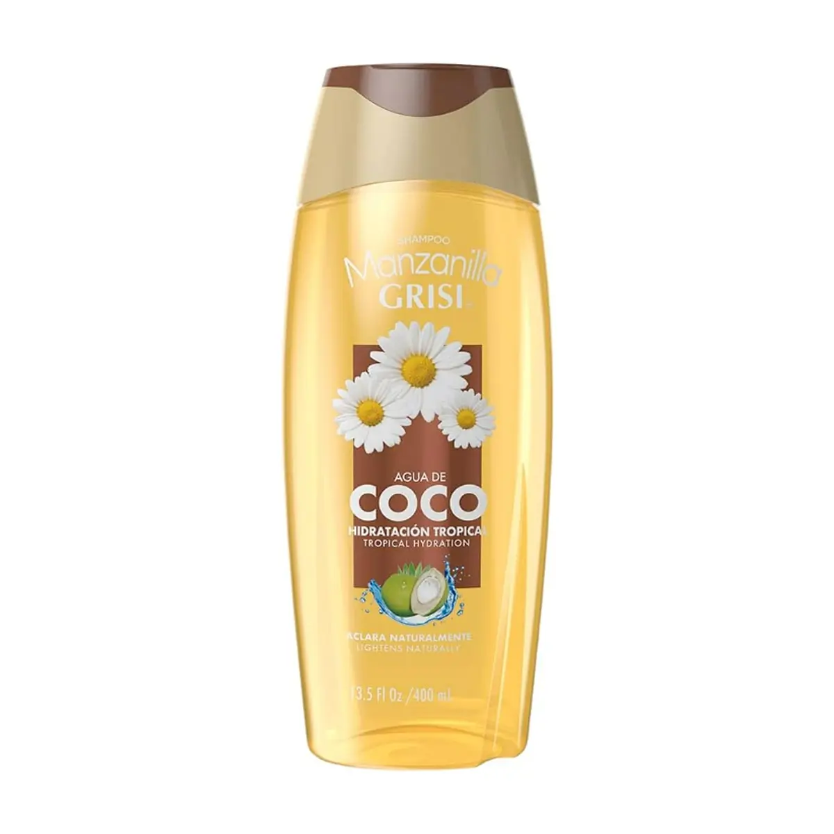 Champú de manzanilla con agua de coco Grisi (400 ml / 13.5 fl.oz)