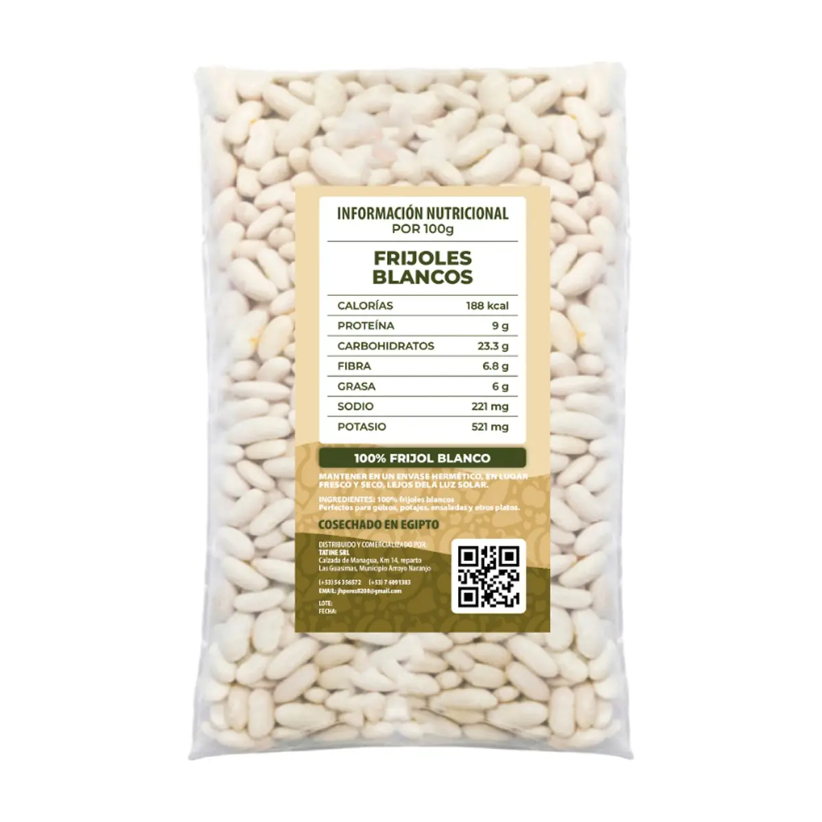 Frijoles blancos Campo Vivo (4 x 1 kg / 2.2 lb) - Thumbnail 4