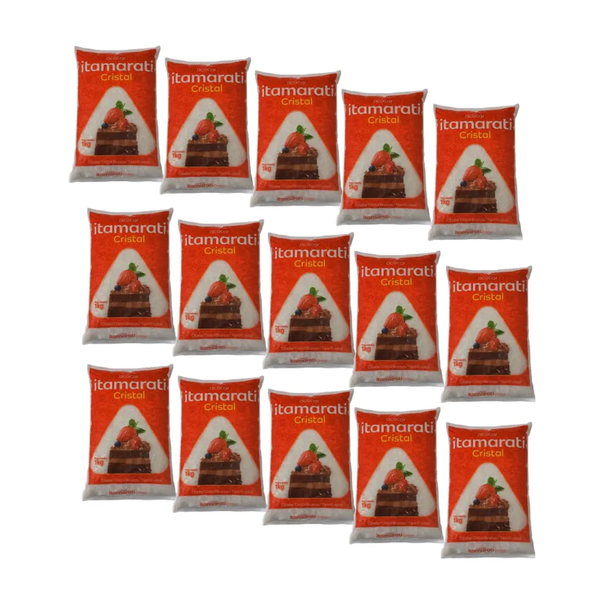 Azúcar blanca cristal Itamarati (15 x 1 kg / 2.2 lb)