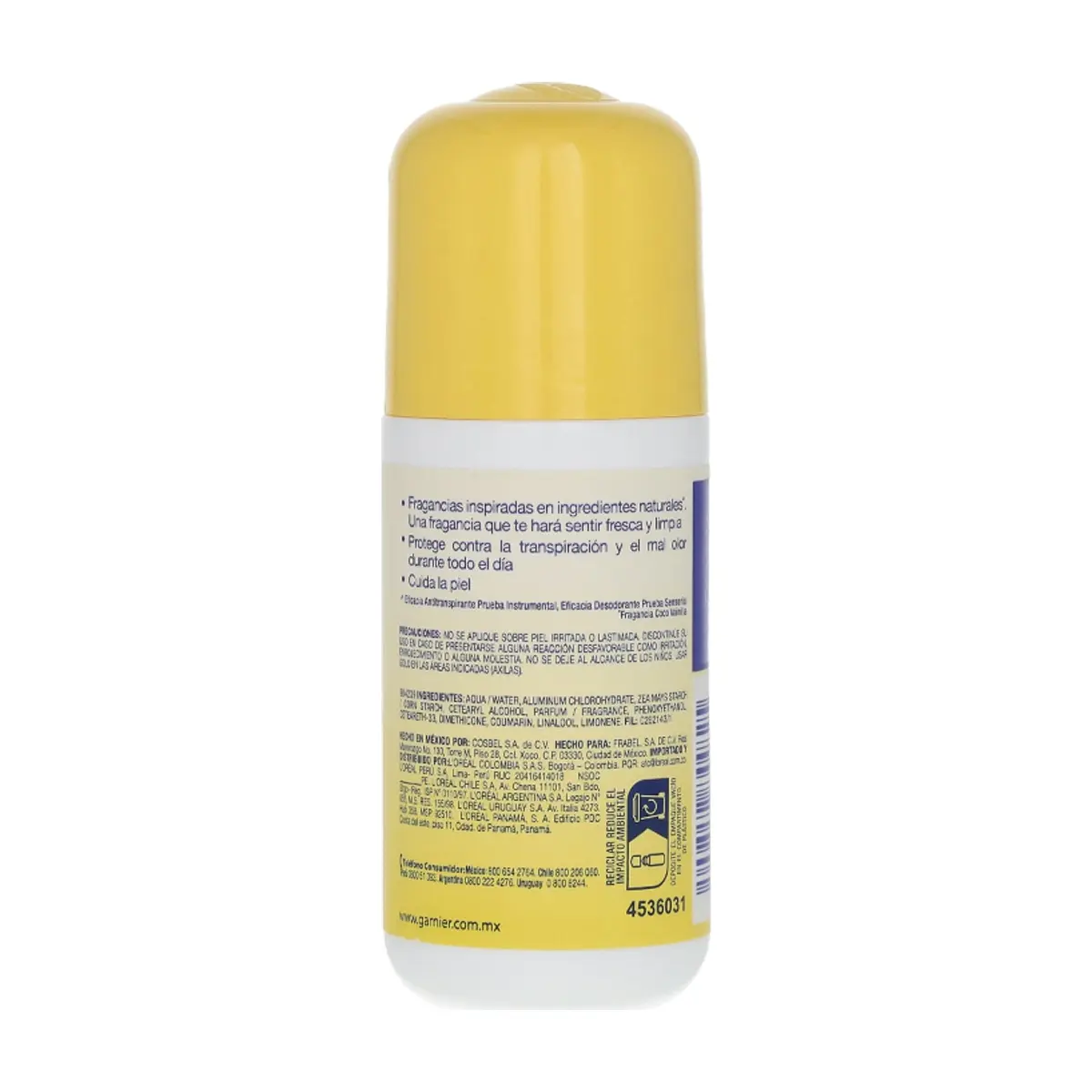 Desodorante antitranspirante Ritual Natural de coco y vainilla Obao Garnier (65 g / 2.29 oz) - Thumbnail 2