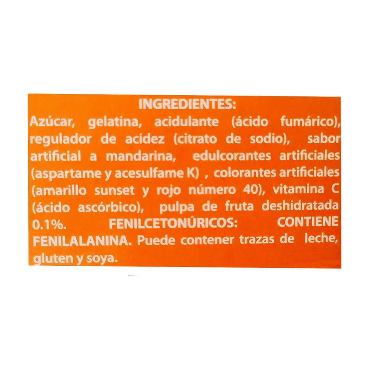 Gelatina sabor a mandarina Boom (40 g / 1.4 oz) - Thumbnail 4