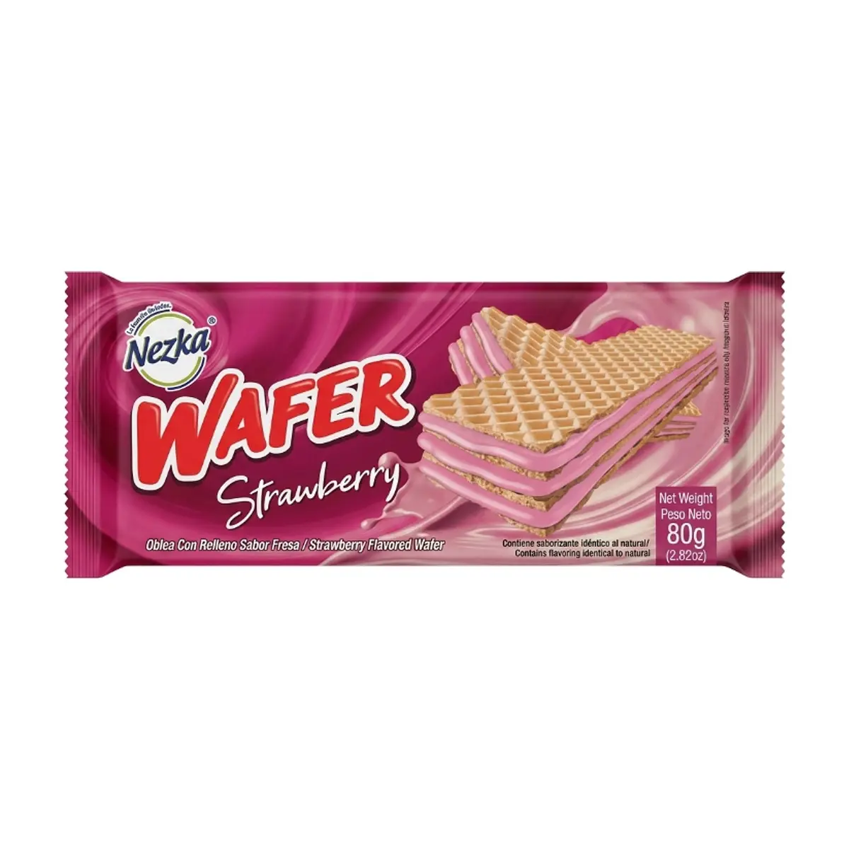 Sorbetos sabor fresa Nezka Wafer (80 g / 2.82 oz)