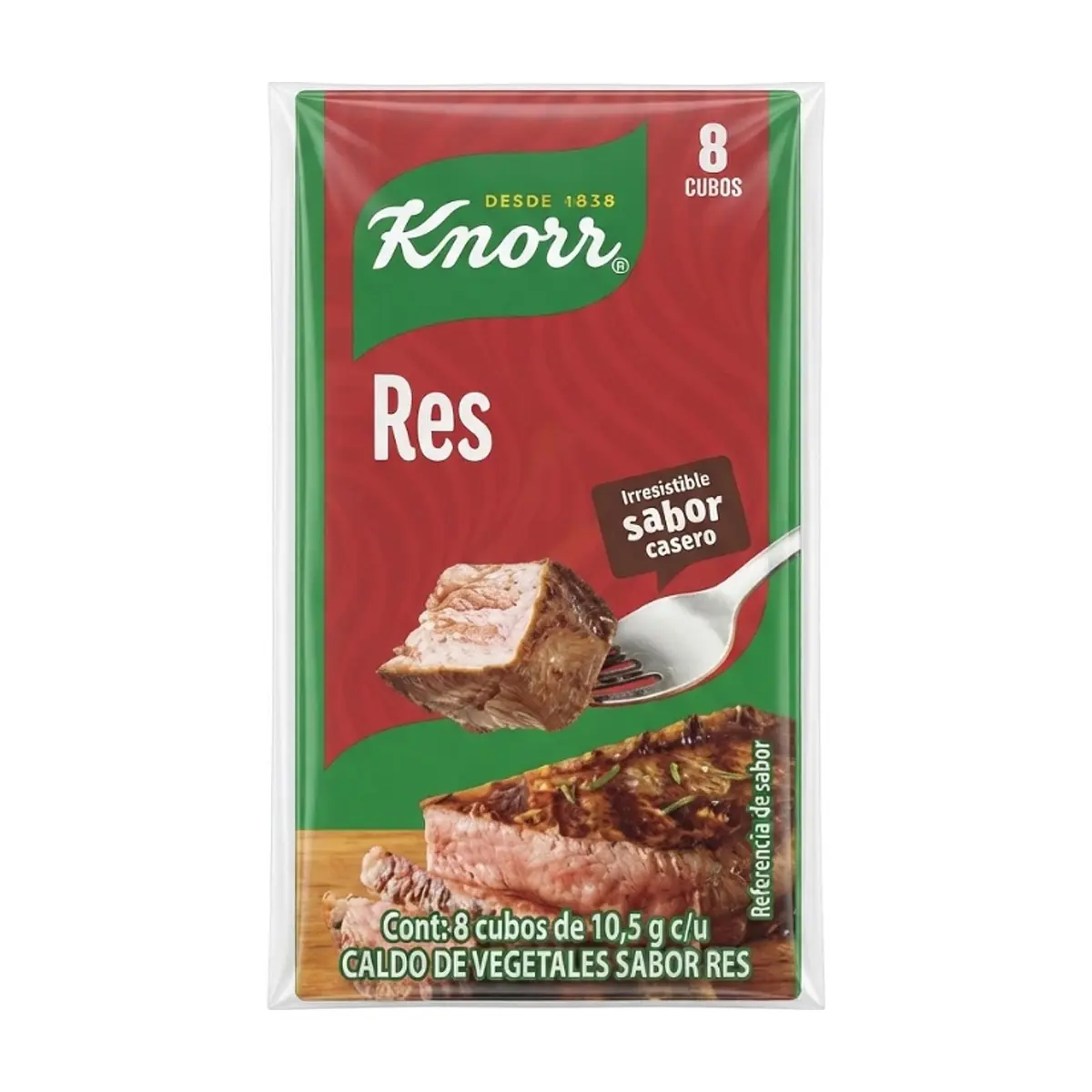 Caldo de vegetales sabor res Knorr (84 g / 2.96 oz) - Thumbnail 2