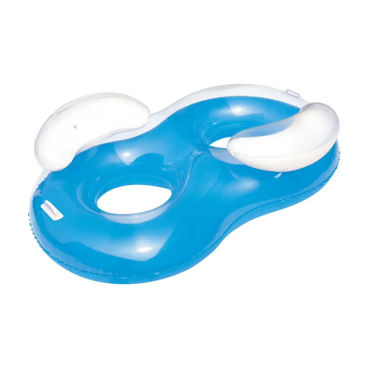 Balsa inflable de doble anillo de color azul Bestway