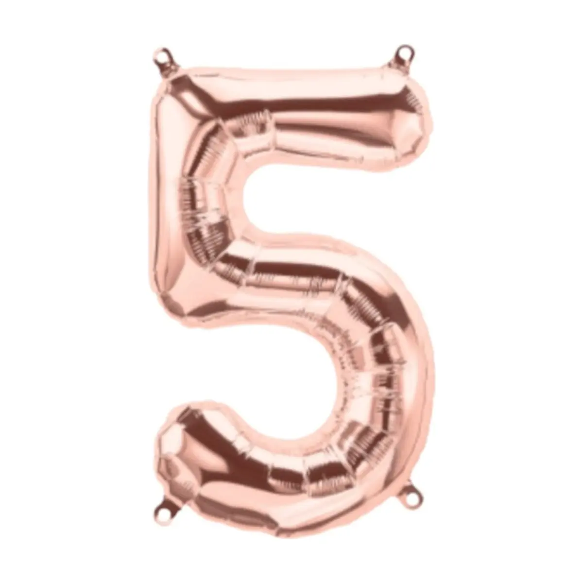 Globo rosa oro Número 5 Ballon (16 pulgadas)