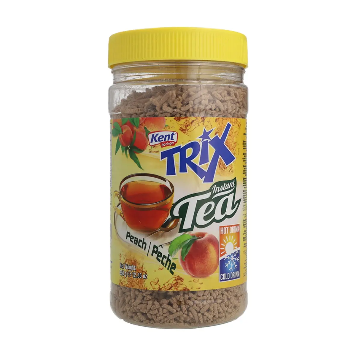 Té instantaneo granulado con sabor a duraznos Kent boringer (350 g / 12.34 oz)