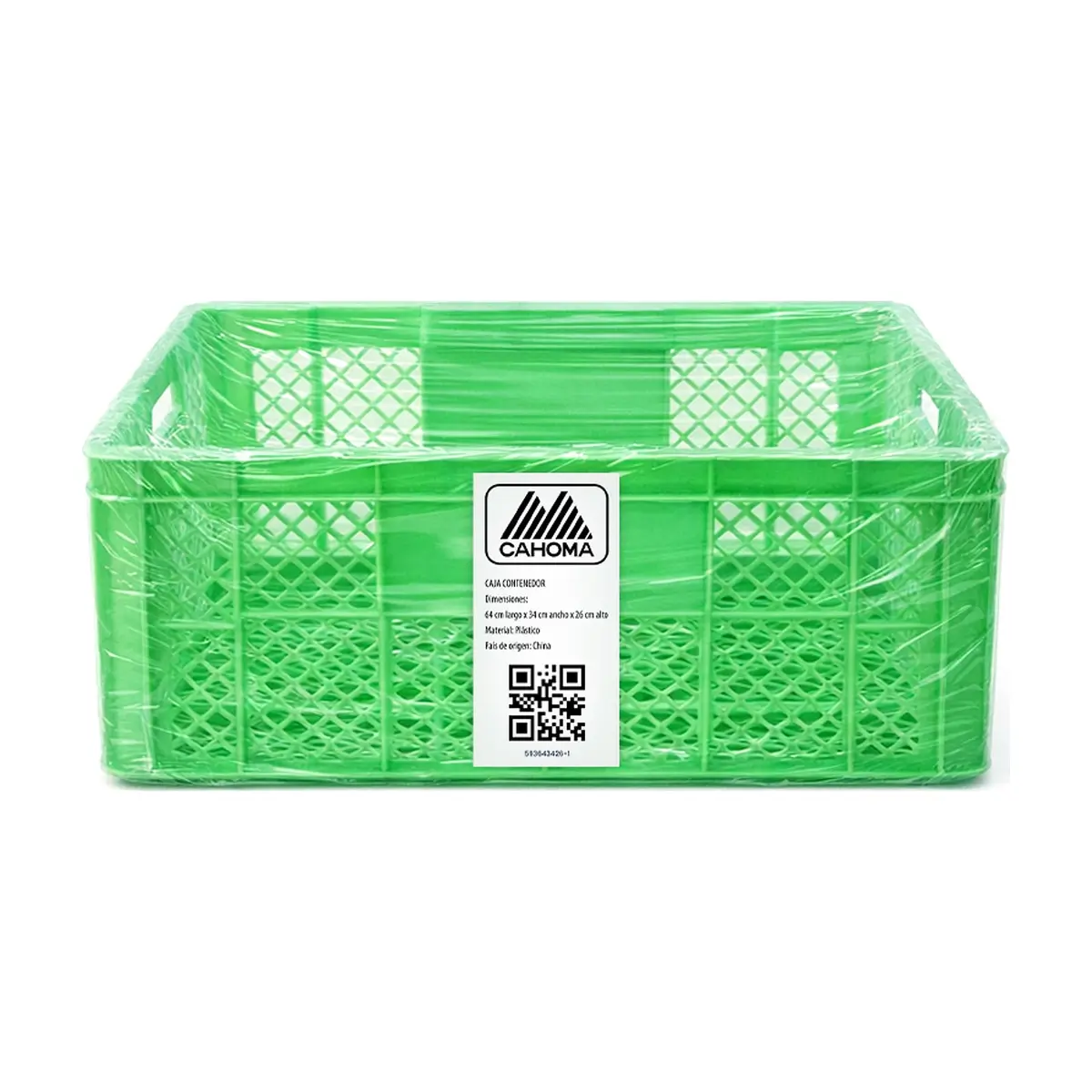 Caja verde contenedor para almacenamiento y transporte Cahoma - Thumbnail 7