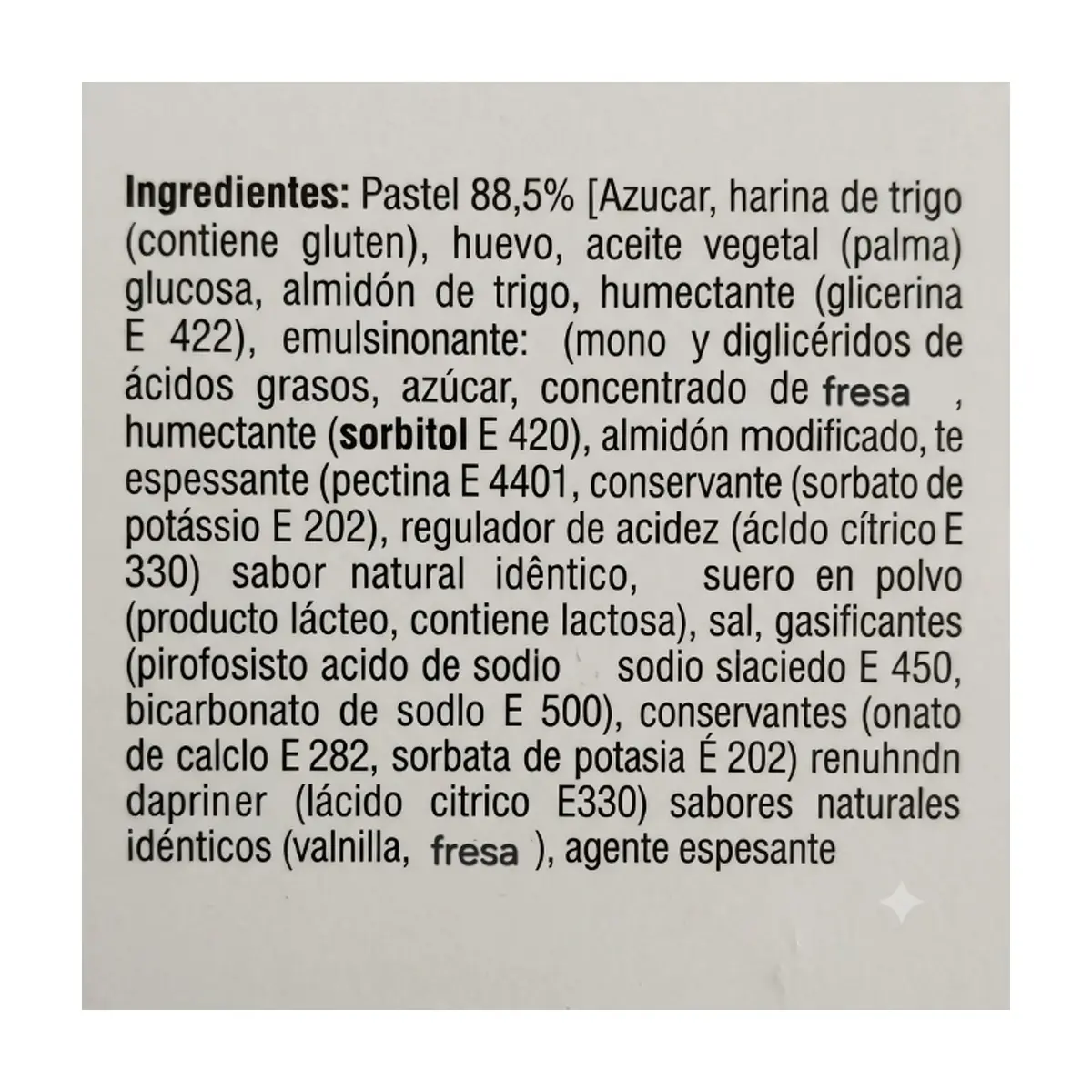 Pastelito de vainilla relleno con crema de fresa Paye Simsek (25 g) - Thumbnail 4