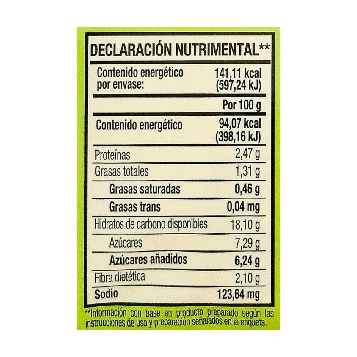 Cereal de avena instantánea sabor a manzana y canela Great Value (40 g / 1.4 oz) - Thumbnail 4