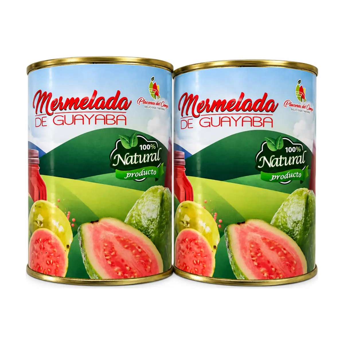 Mermelada de guayaba Placeres del Campo (2 x 460 g / 1.01 lb) - Imagen 1