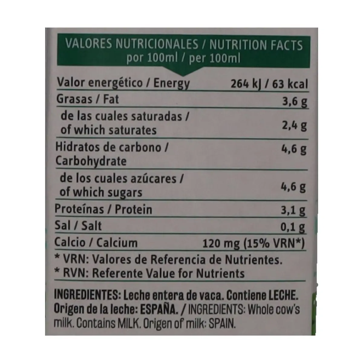 Leche entera Vima Foods (1 L) - Miniatura 4