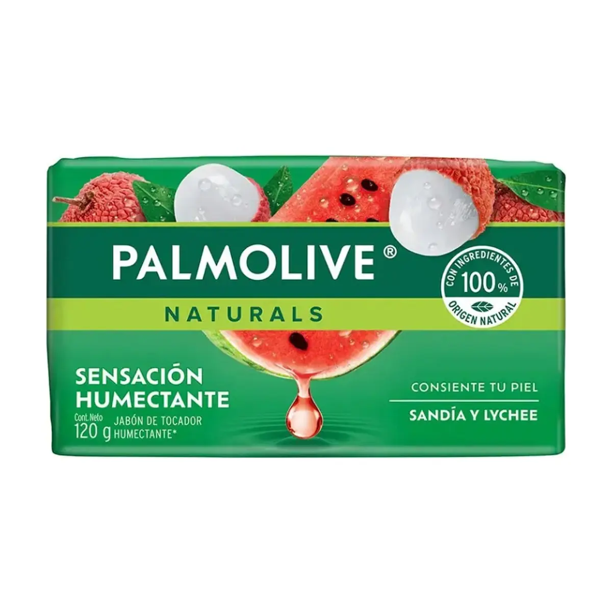 Jabón de tocador sandía y lychee Palmolive (120 g / 4.23 oz)