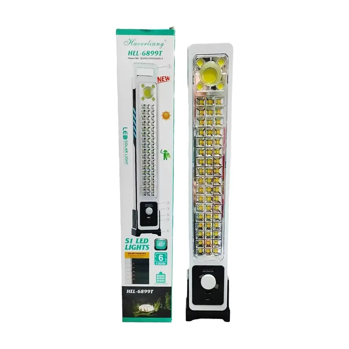 Lámpara LED Solar 51 LED Recargable – Portátil y Potente