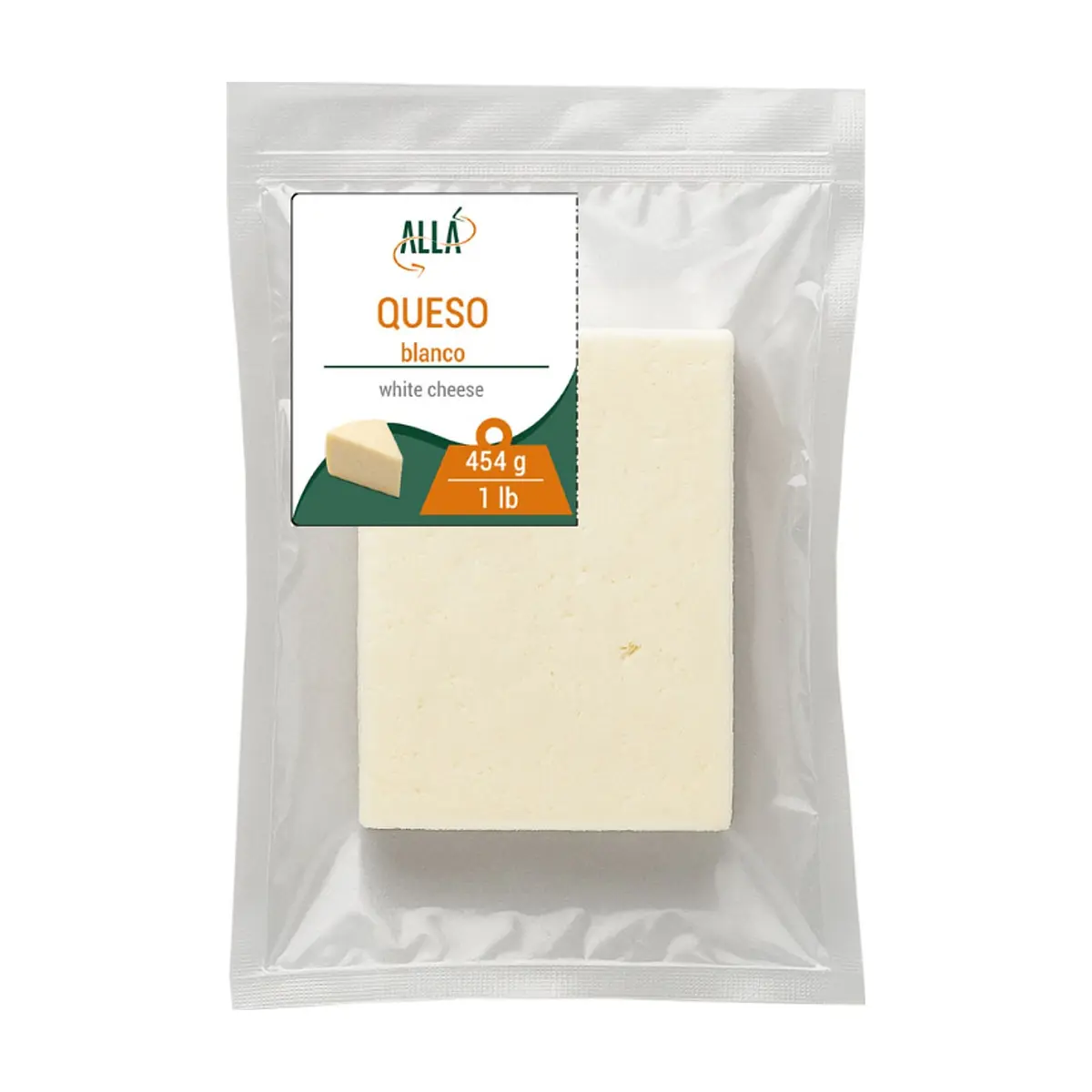 Queso blanco ALLÁ (454 g / 1 lb) - Imagen 1