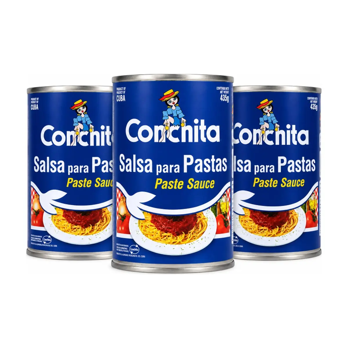 Salsa para pastas Conchita (3 x 435 g / 15.34 oz)