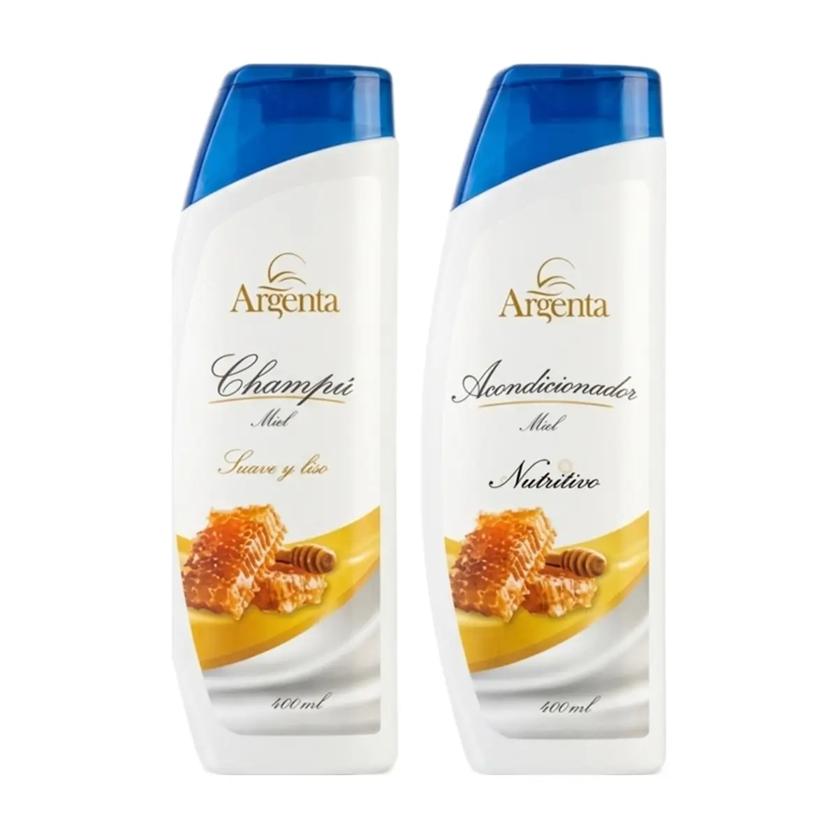 Juego de champú y acondicionador de miel Argenta (2 x 400 ml)