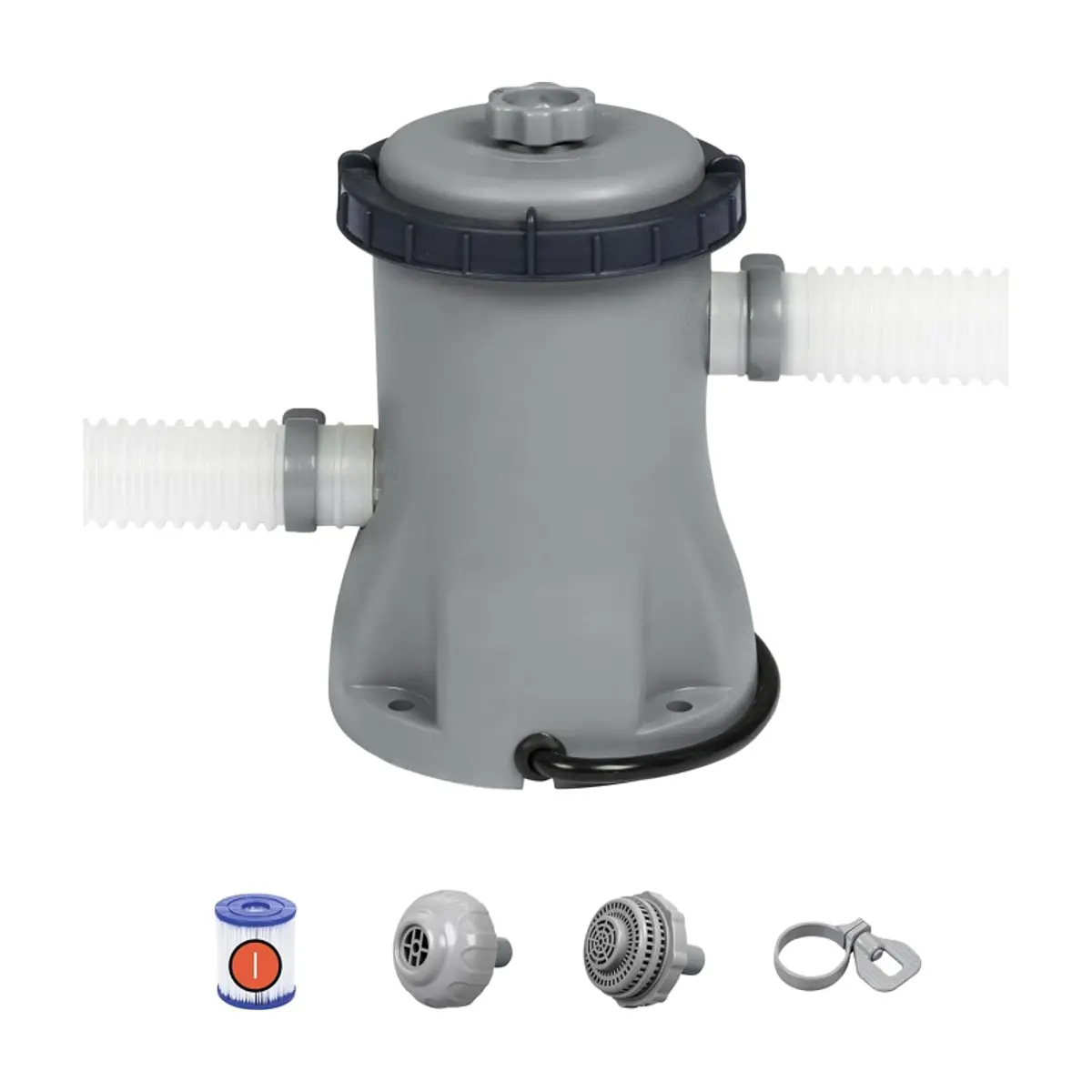 Bomba de filtrado de 1249 L para piscinas Bestway 58381 - Thumbnail 2